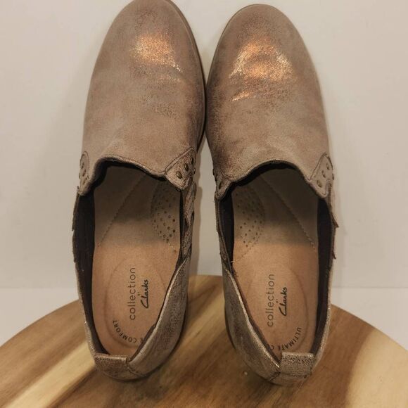 Clarks Women's Trish Bell Bootie Size 9M Copper Color - Picture 10 of 11